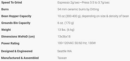 Baratza Forte AP Ceramic Flat Burr Commercial Coffee Grinder