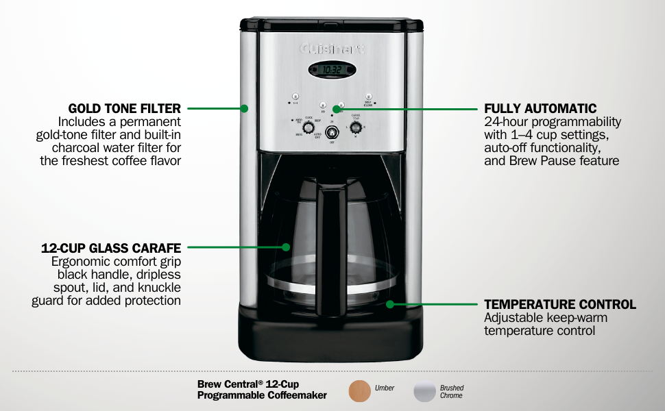 Cuisinart Brew Central 12-Cup Programmable Coffeemaker