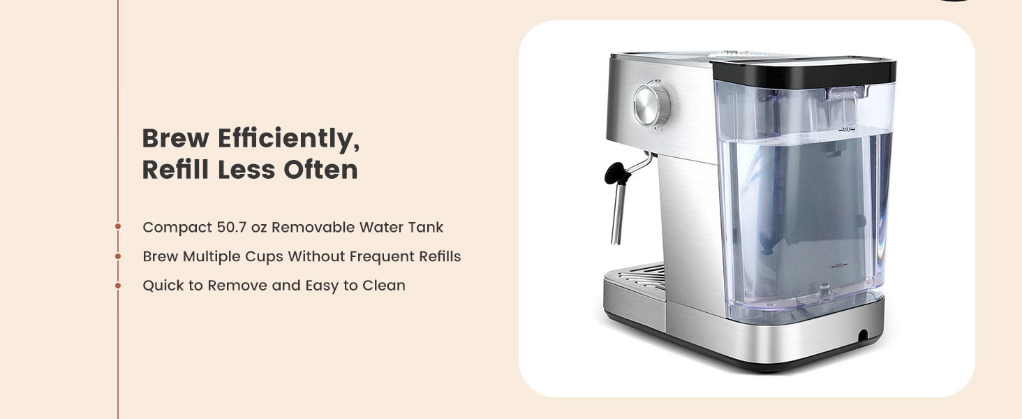 Gevi Espresso Machine with 58mm Professional Portafilter