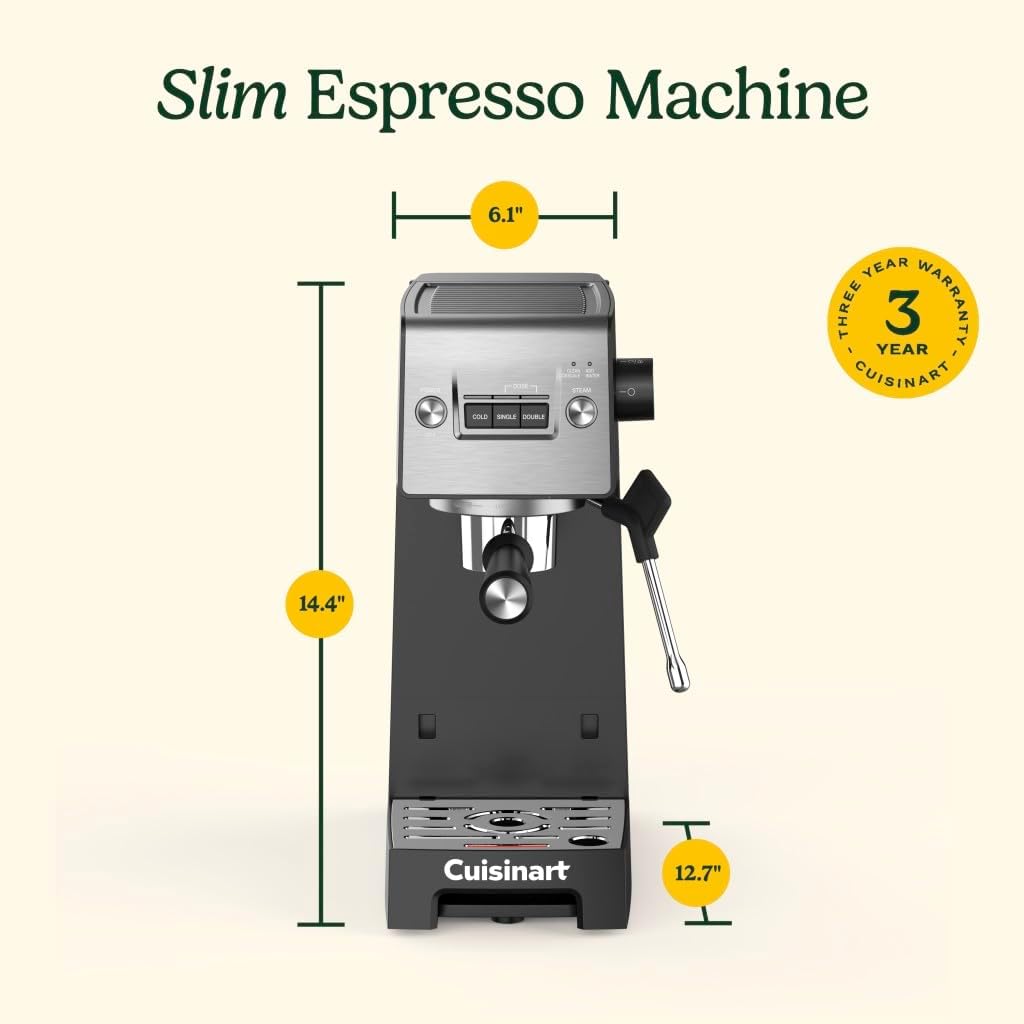 Cuisinart Espresso Bar Slim Coffee Espresso Machine