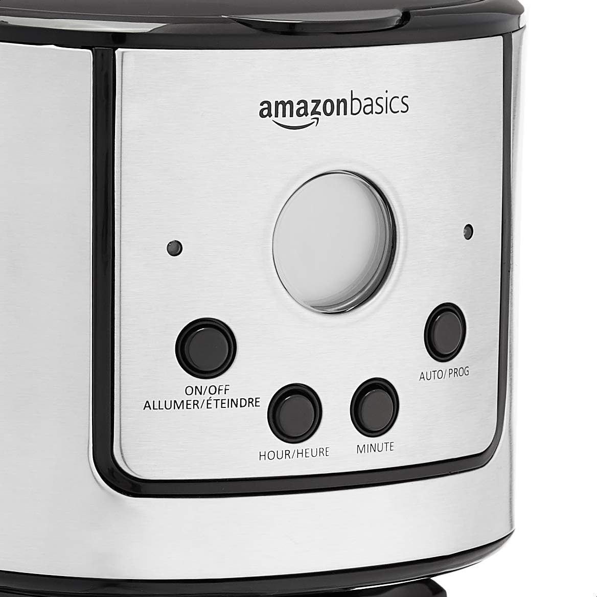 Amazon Basics 12-Cup Stainless Steel Programmable Coffeemaker