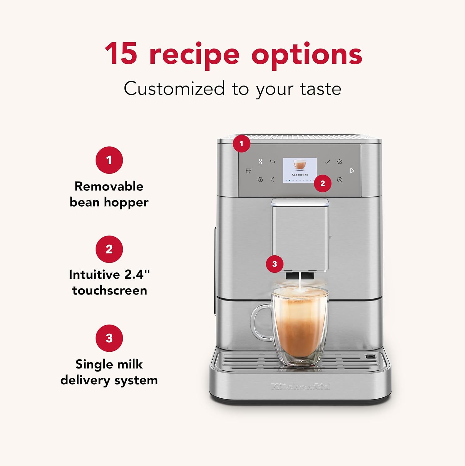 KitchenAid Fully Automatic Espresso Machine KF6