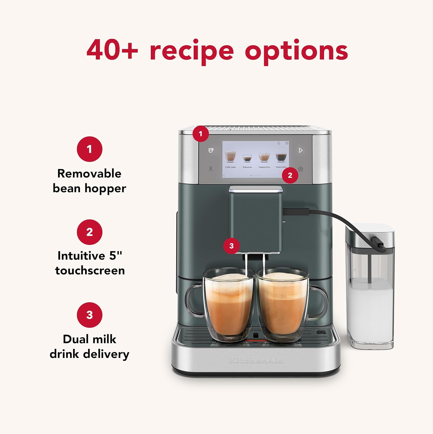 KitchenAid Fully Automatic Espresso Machine KF8