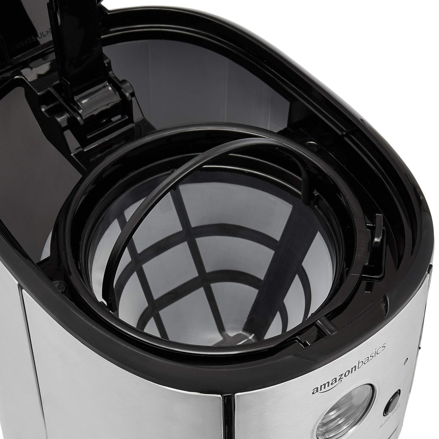 Amazon Basics 12-Cup Stainless Steel Programmable Coffeemaker