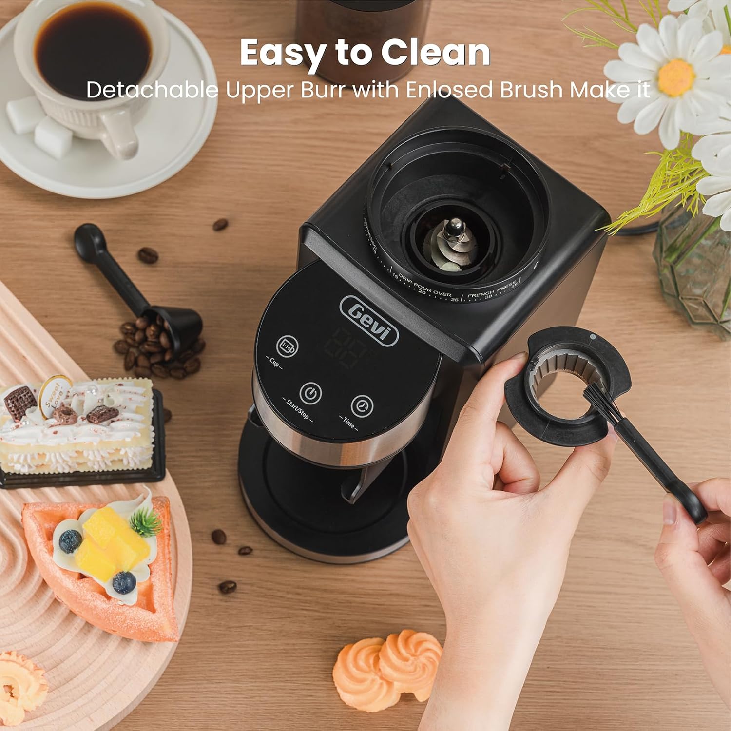Gevi Electric Burr Coffee Grinder