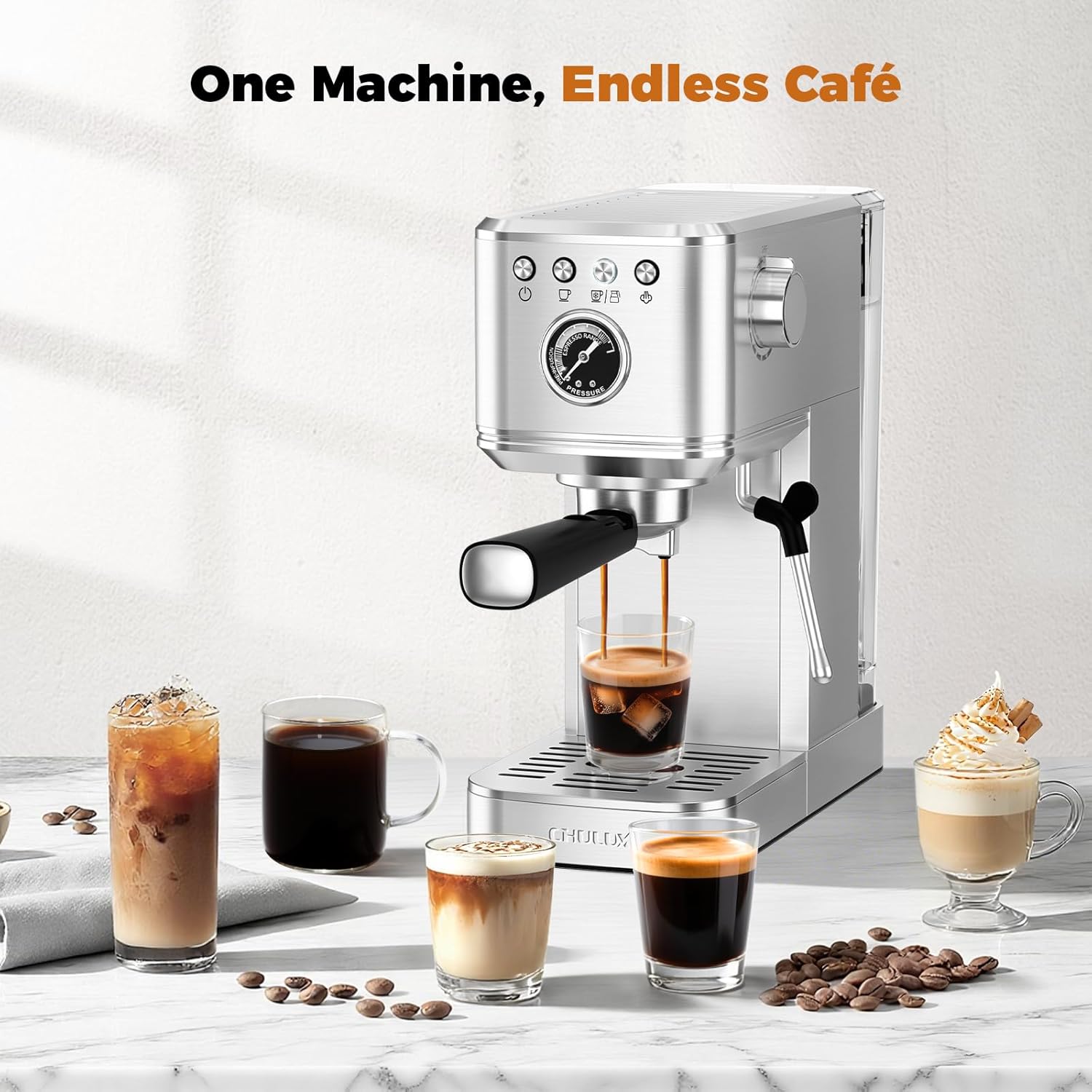 CHULUX Elite Espresso Machine 20 Bar