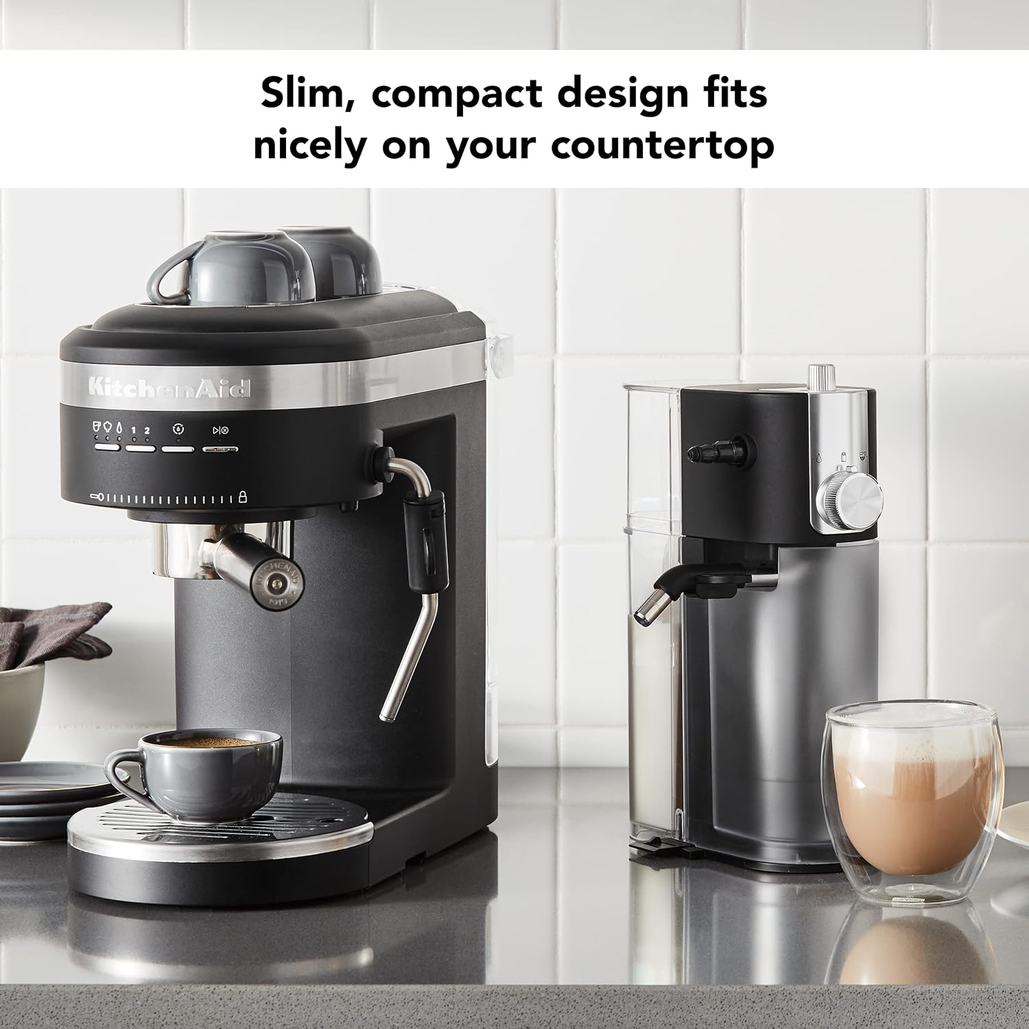 KitchenAid Semi-Automatic Espresso Machine and Automatic Milk Frother - Image 8