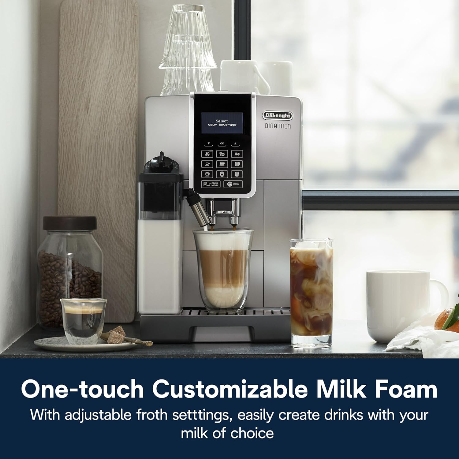 De’Longhi Dinamica LatteCrema Espresso Machine