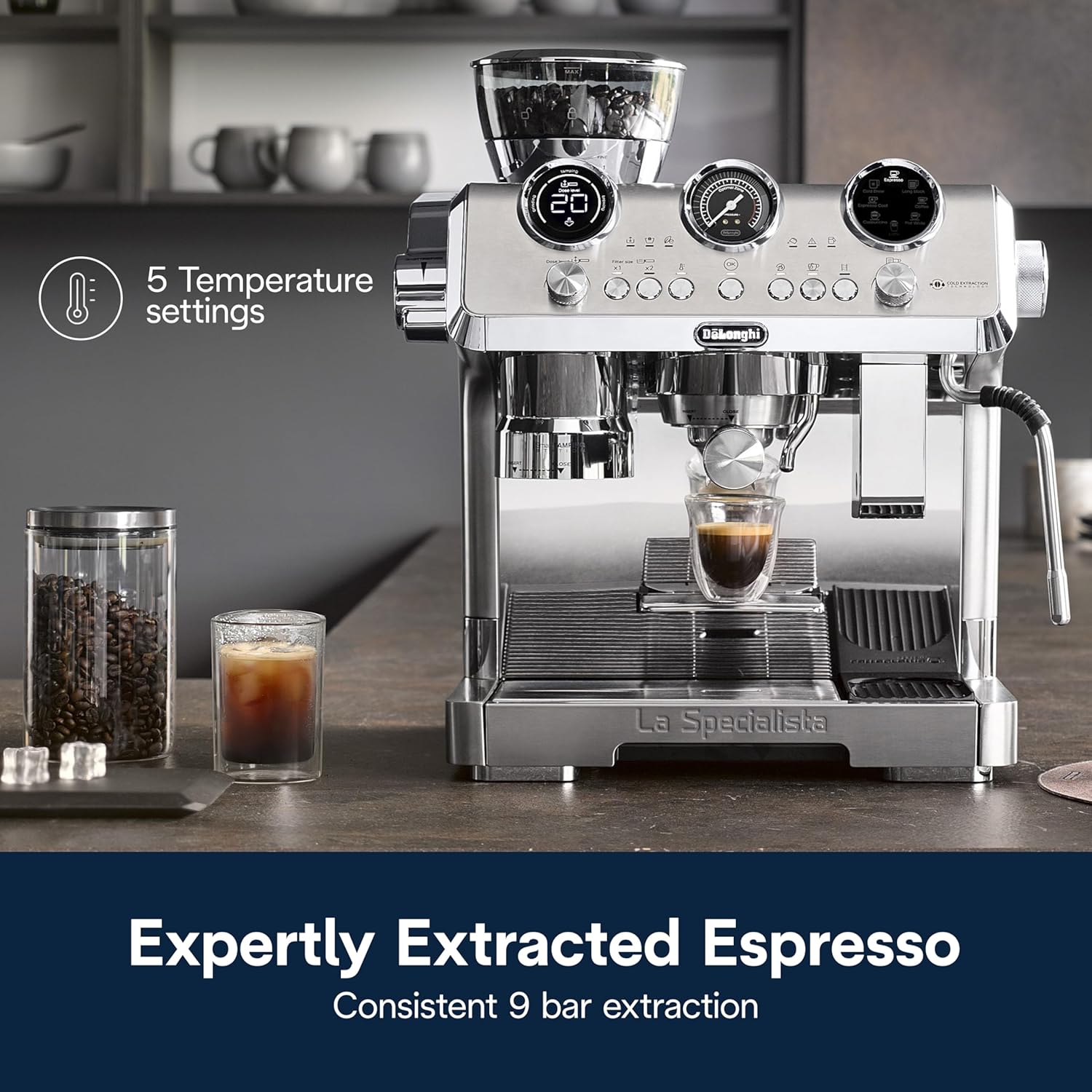 De'Longhi La Specialista Maestro Espresso Machine with Grinder