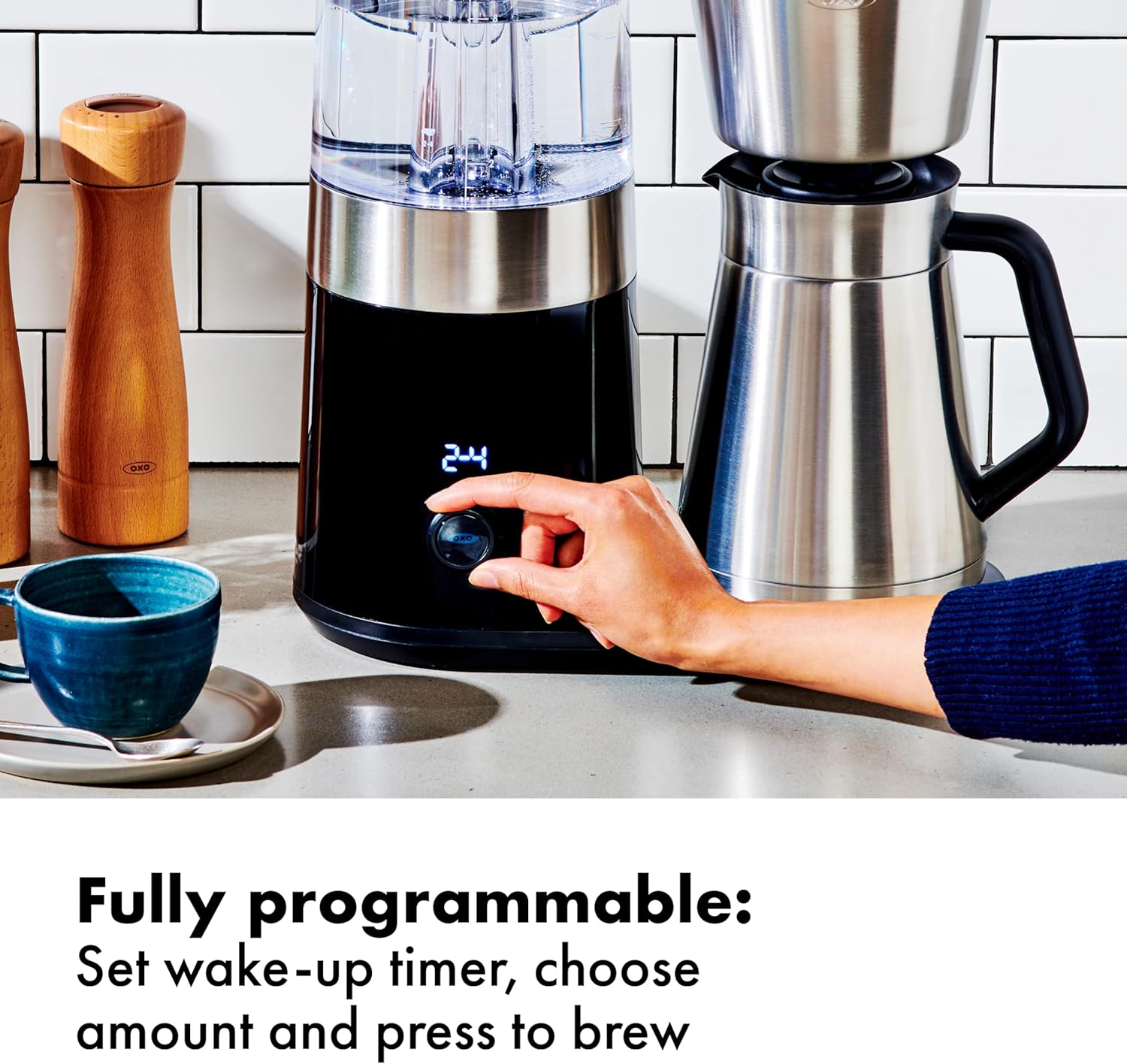 OXO Brew 9-Cup Stainless Steel Coffee Maker