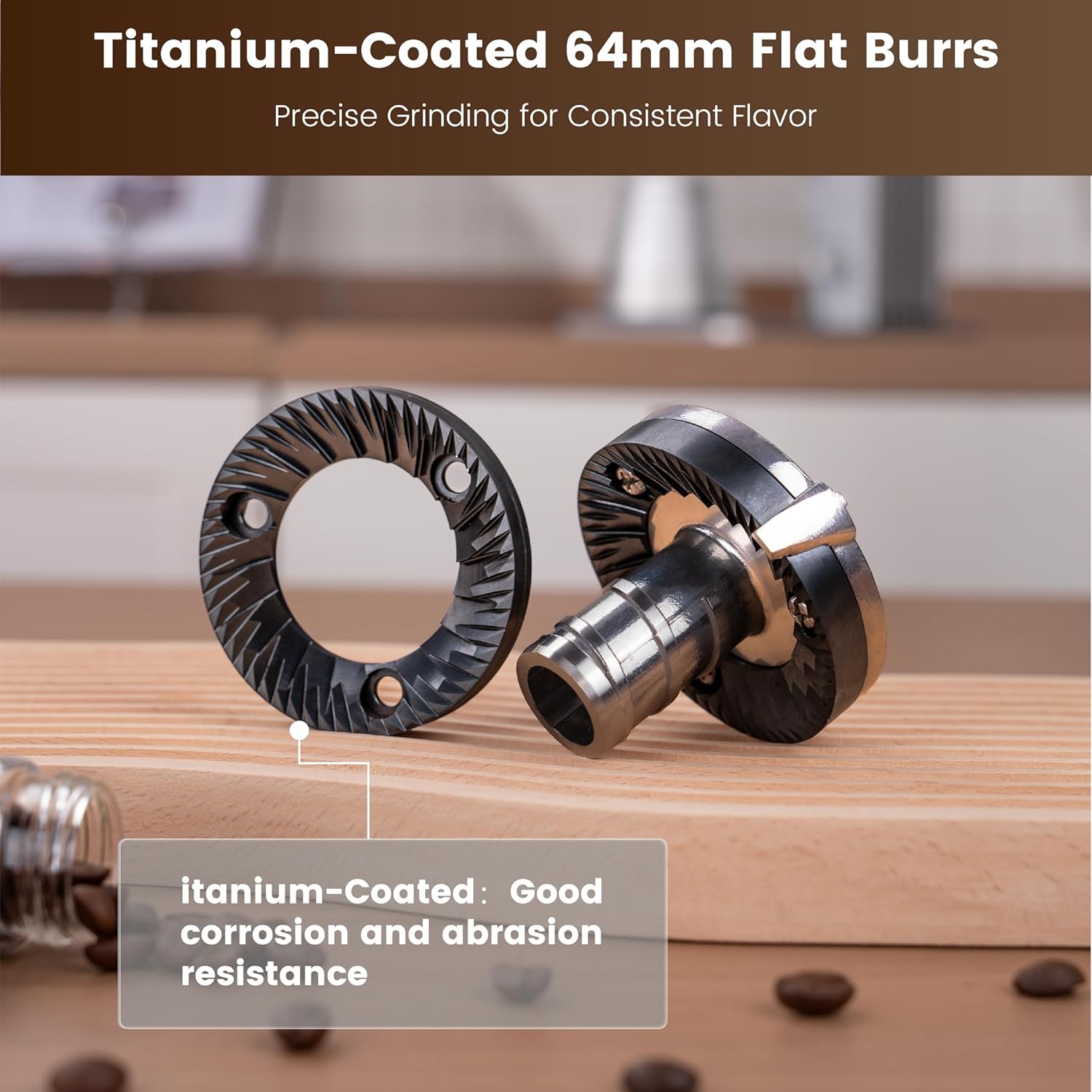 Gevi VelPro 400 Single Dose Espresso Grinder with Variable Speed