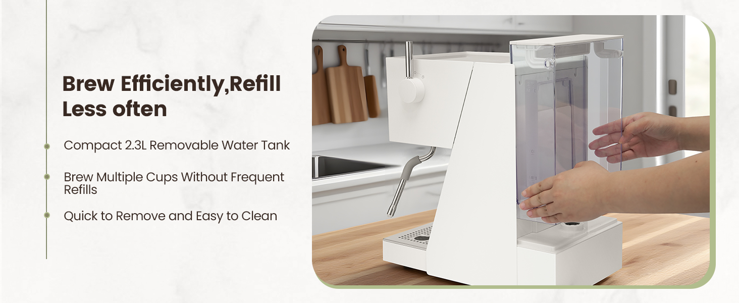 Gevi Commercial Espresso Machine 20 Bar with Smart OPV