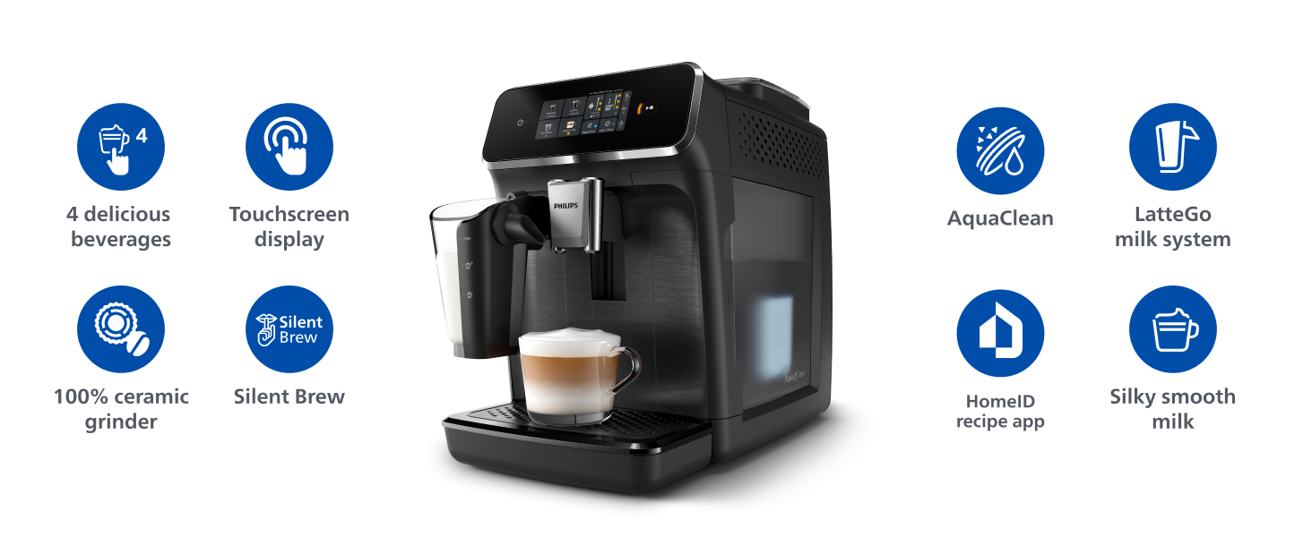 PHILIPS 2300 Series Fully Automatic Espresso Machine