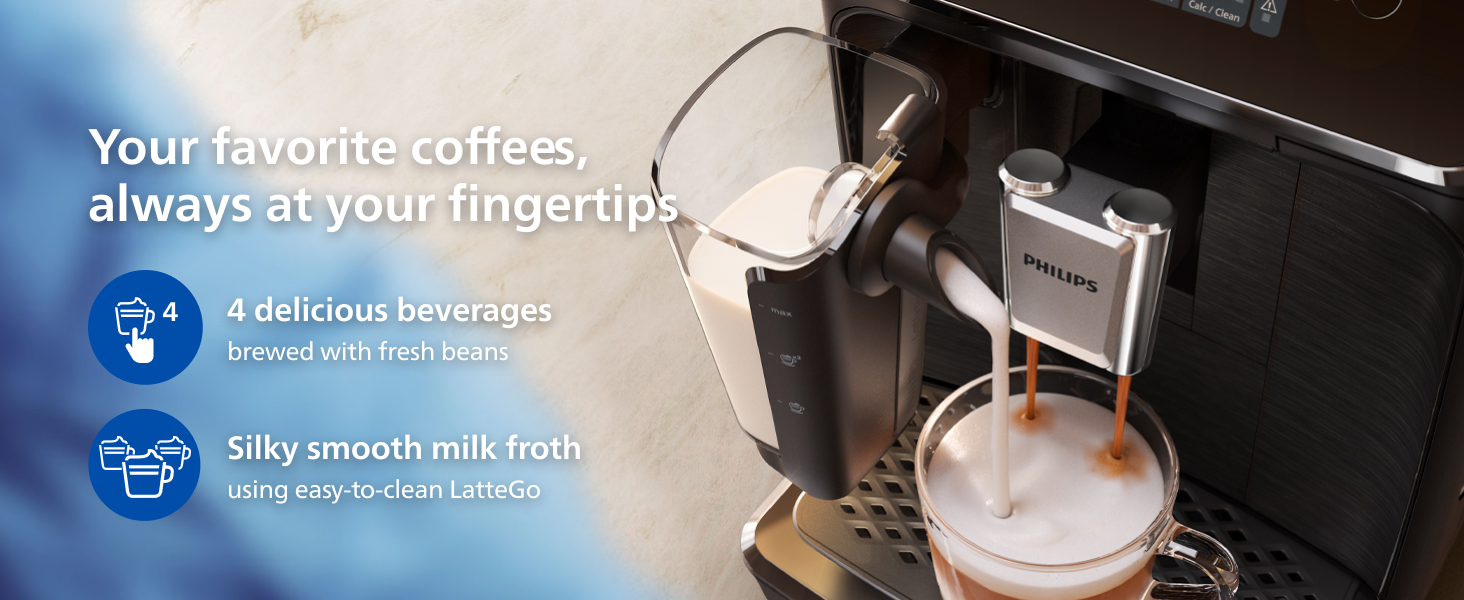 PHILIPS 2300 Series Fully Automatic Espresso Machine