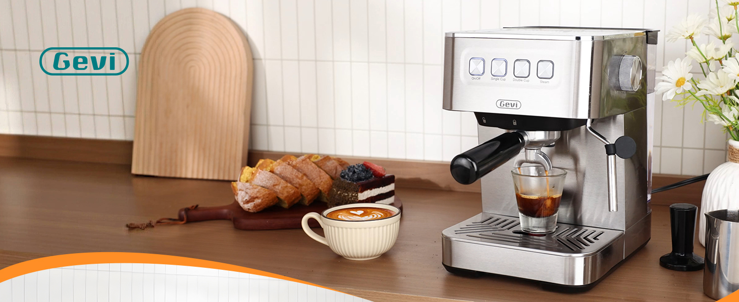 Gevi Espresso Machine with 58mm Professional Portafilter