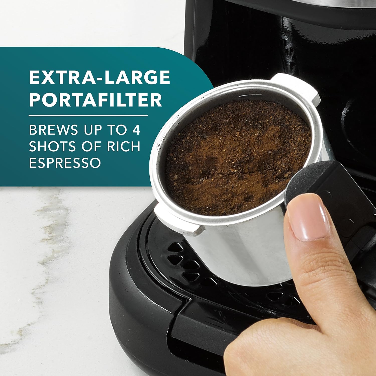 Mr. Coffee 4-Shot Steam Espresso and Cappuccino Machine